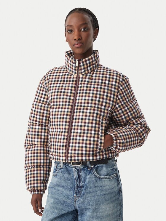 Tommy Jeans Преходно яке DW0DW23578 Cropp Fit