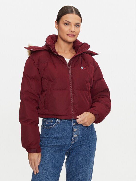 Tommy Jeans Пухено яке Alaska DW0DW19687 Regular Fit