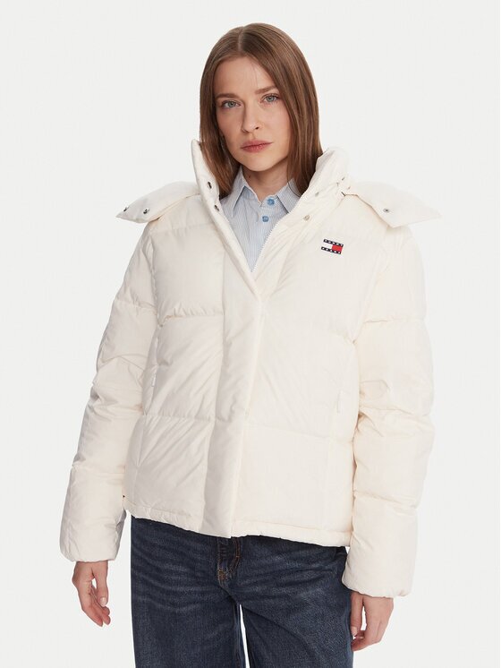 Tommy Jeans Пухено яке DW0DW21623 Regular Fit