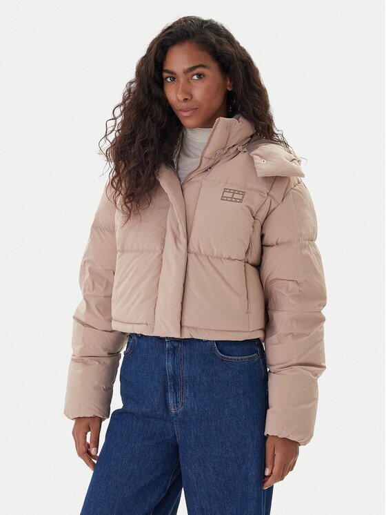 Tommy Jeans Пухено яке Alaska DW0DW21624 Regular Fit