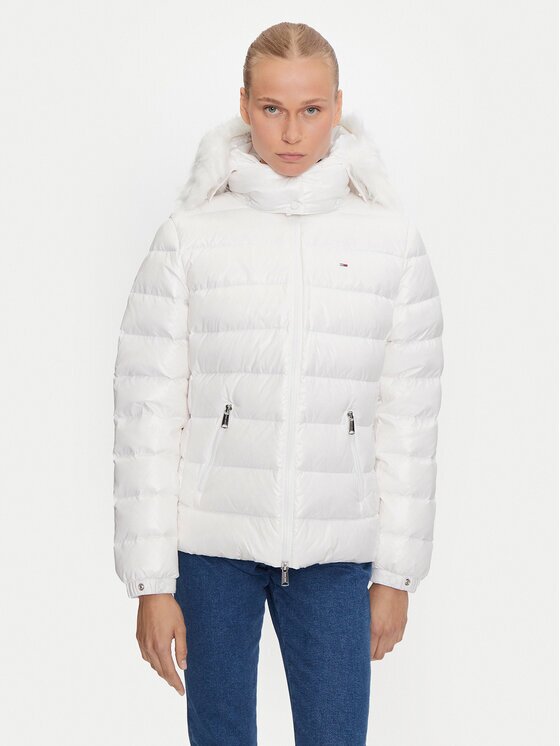 Tommy Jeans Пухено яке DW0DW19926 Regular Fit
