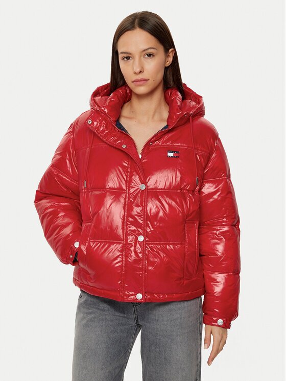 Tommy Jeans Пухено яке DW0DW20210 Regular Fit