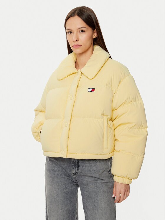 Tommy Jeans Пухено яке DW0DW20390 Regular Fit