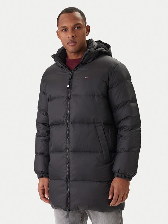 Tommy Jeans Пухено яке Essential DM0DM20466 Regular Fit