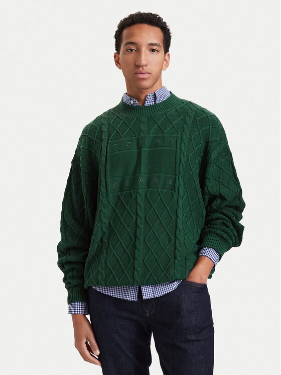 Tommy Jeans Пуловер Flag DM0DM23614 Relaxed Fit