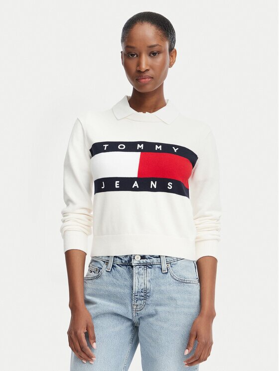 Tommy Jeans Пуловер Flag DW0DW22930 Regular Fit