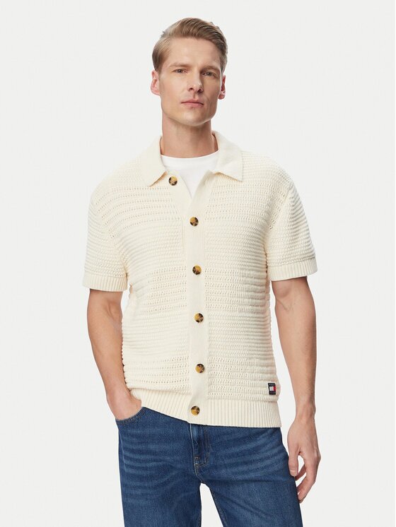 Tommy Jeans Риза Crochet DM0DM23373 Regular Fit