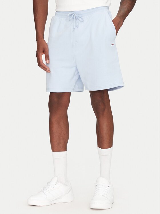 Tommy Jeans Спортни шорти Entry GraphicDM0DM21369 Светлосиньо Regular Fit