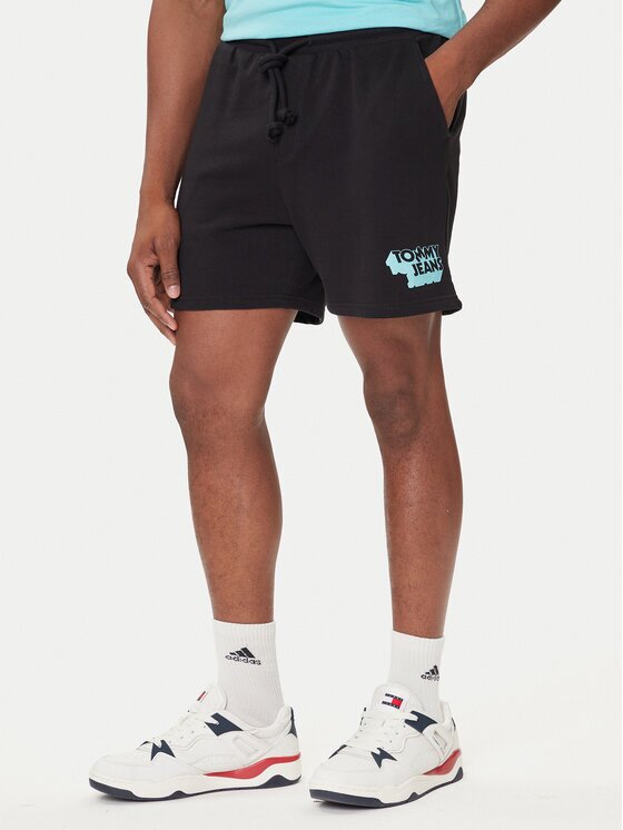Tommy Jeans Спортни шорти Stack Logo DM0DM21803 Relaxed Fit