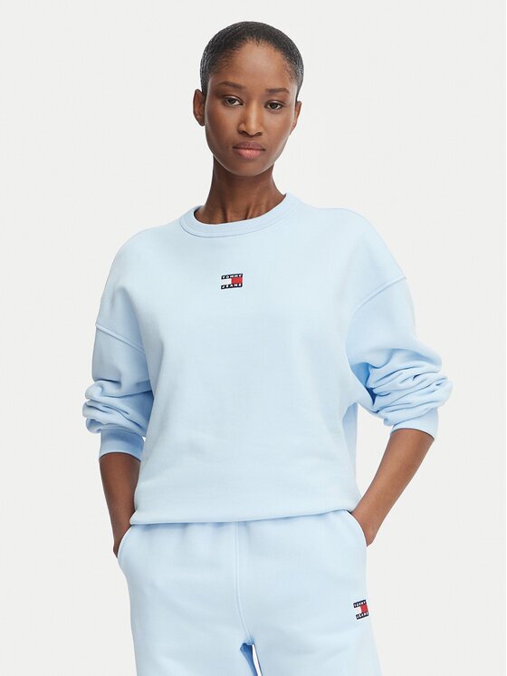Tommy Jeans Суитшърт Badge DW0DW17325 Boxy Fit