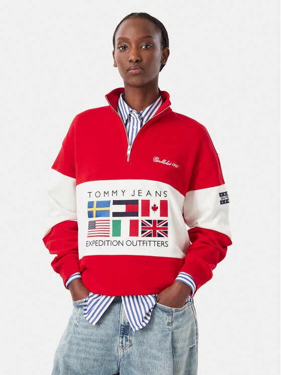 Tommy Jeans Суитшърт DW0DW23806 Relaxed Fit