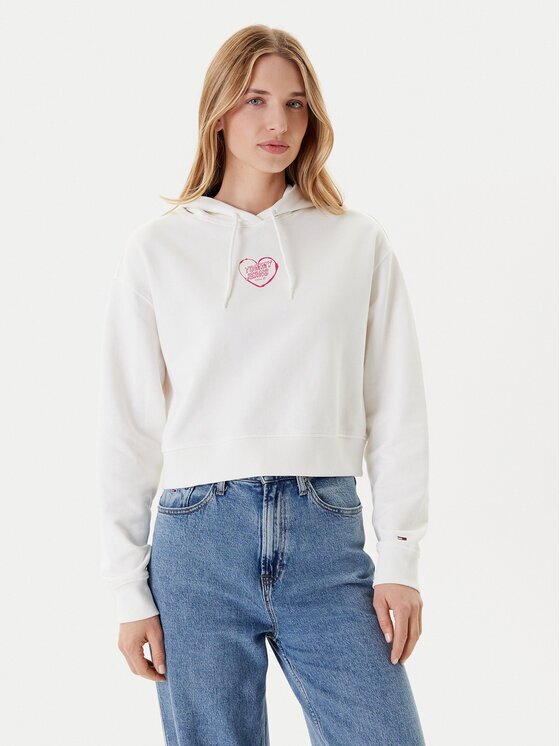 Tommy Jeans Суитшърт Heart DW0DW21408 Relaxed Fit