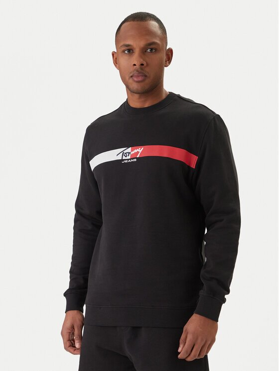 Tommy Jeans Суитшърт Sign Stripe DM0DM23019 Regular Fit
