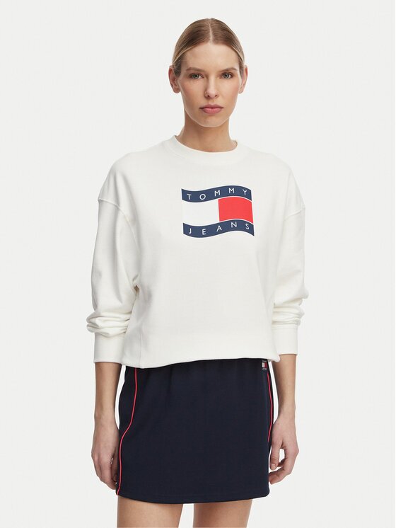Tommy Jeans Суитшърт Wavy Flag DW0DW22742 Boxy Fit