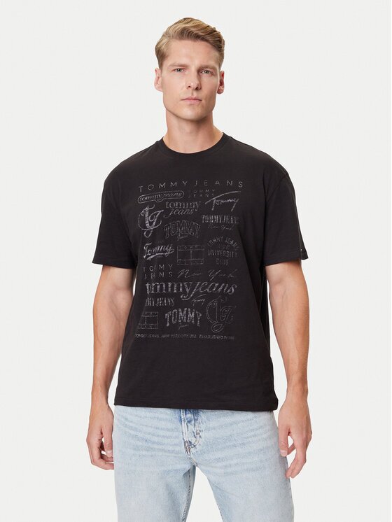 Tommy Jeans Тишърт Archive Logos DM0DM21584 Relaxed Fit