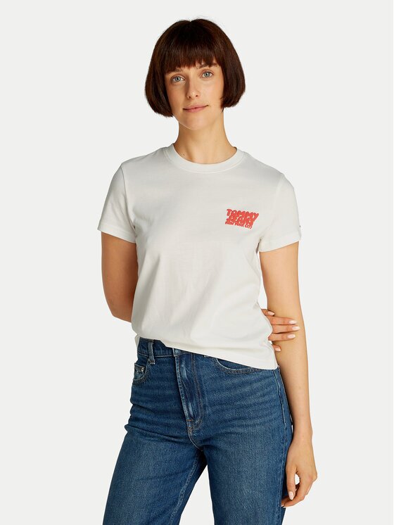 Tommy Jeans Тишърт Bubble DW0DW21338 Regular Fit