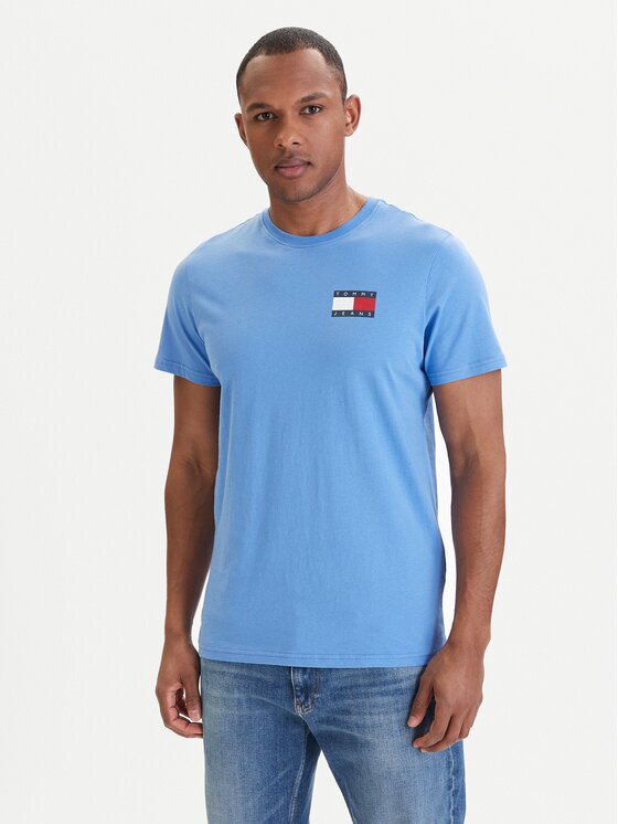 Tommy Jeans Тишърт Essential DM0DM20740 Slim Fit