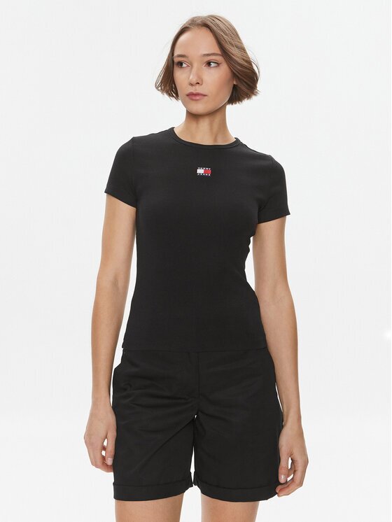 Tommy Jeans Тишърт DW0DW17881 Slim Fit