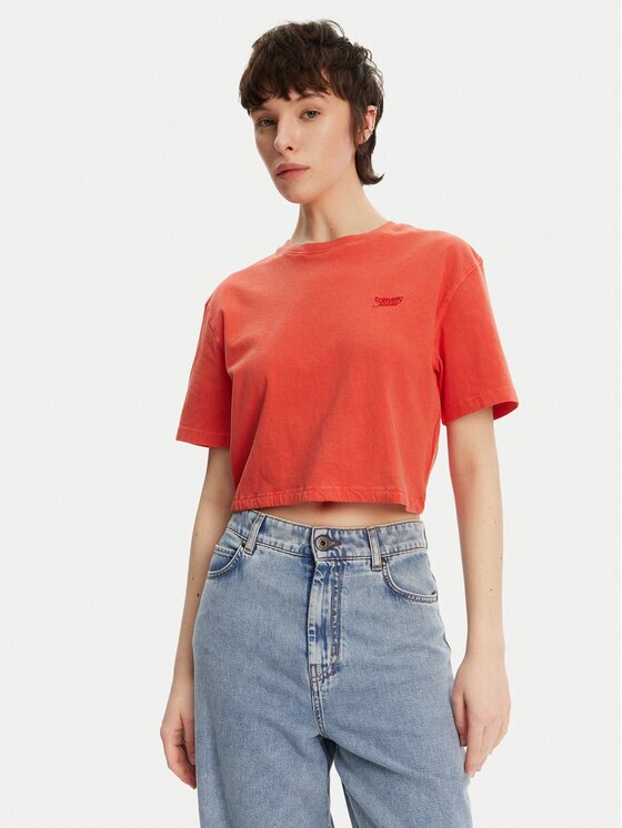 Tommy Jeans Тишърт DW0DW20324 Relaxed Fit