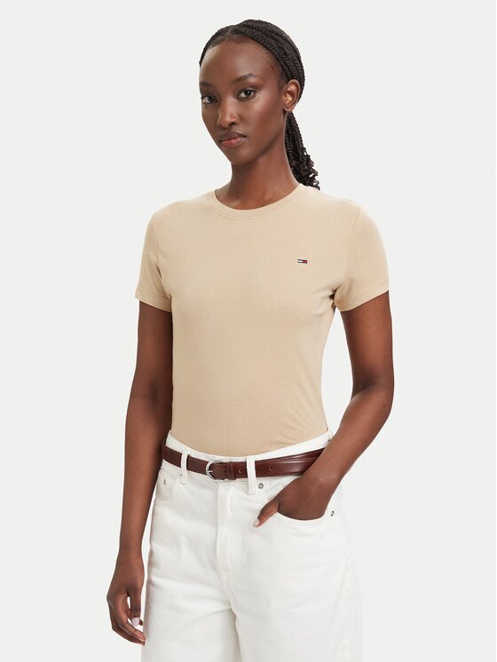 Tommy Jeans Тишърт DW0DW20459 Slim Fit
