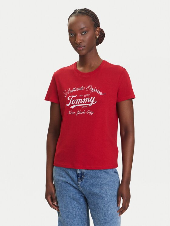 Tommy Jeans Тишърт Essential DW0DW21404 Regular Fit