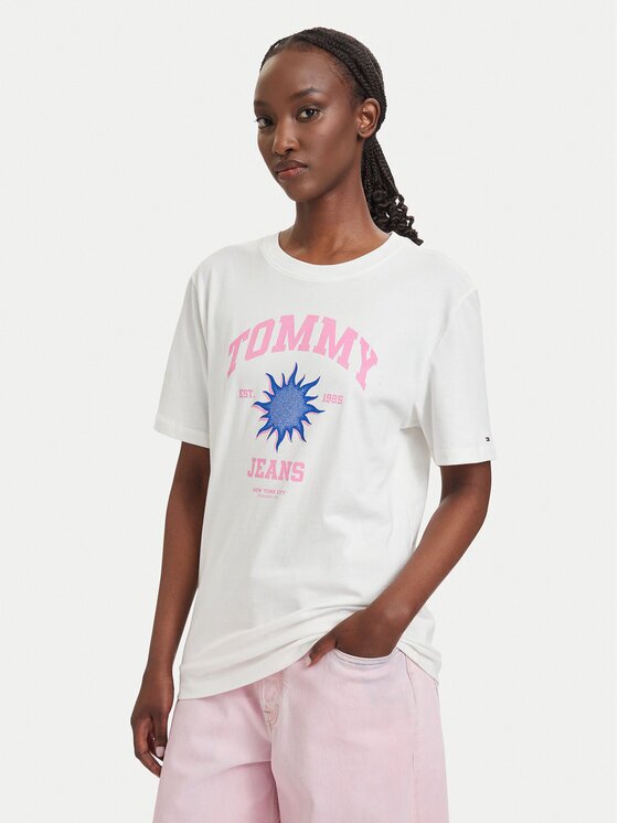 Tommy Jeans Тишърт Novelty DW0DW23159 Relaxed Fit