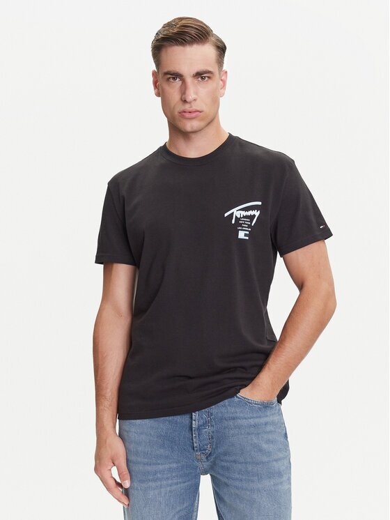 Tommy Jeans Тишърт Signature City DM0DM21934 Regular Fit