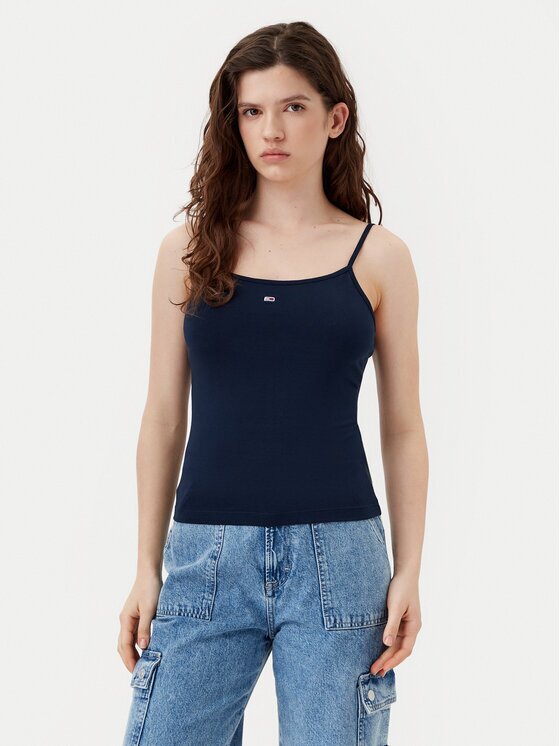 Tommy Jeans топ Essential DW0DW20675 Slim Fit