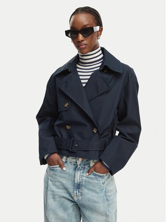Tommy Jeans Тренч DW0DW22322 Relaxed Fit