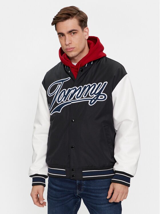 Tommy Jeans Яке бомбър Letterman DM0DM17880 Regular Fit