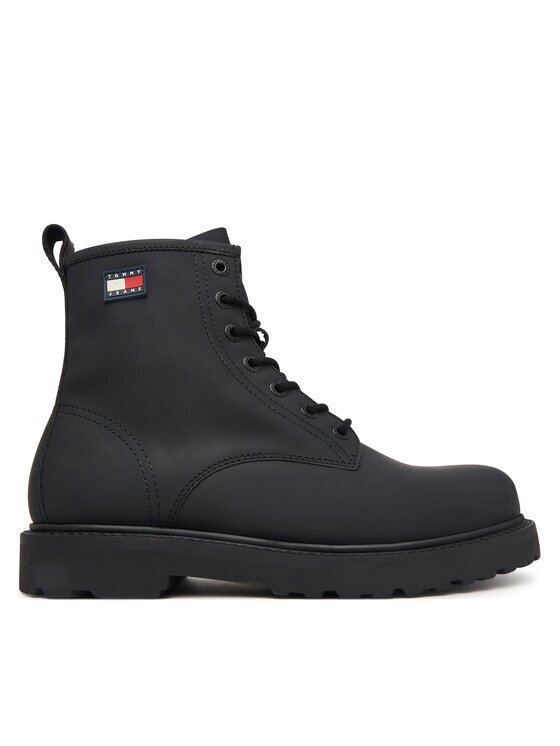 Tommy Jeans Зимни обувки Archive '01 Rubber Lace Boot EM0EM01781