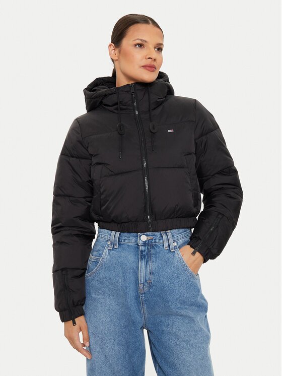 Tommy Jeans Зимно яке DW0DW18313 Cropped Fit