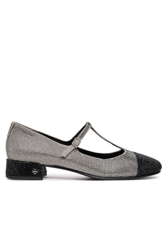 Tory Burch Балеринки Cap-Toe T-Strap Pave Heeled 159830