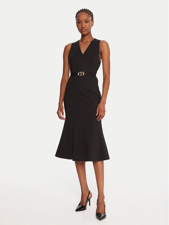 Twinset Коктейлна рокля 252TP2606 Slim Fit