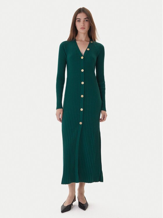 Twinset Плетена рокля 252TT3400 Slim Fit