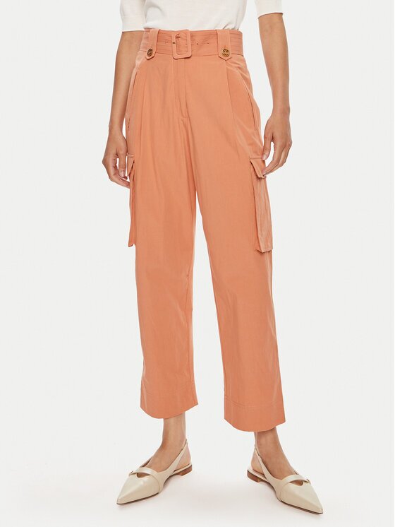 Twinset Текстилни панталони 241TT2052 Loose Fit