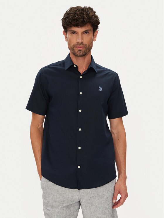 U.S. Polo Assn. Риза MUP3254 Светлосиньо Regular Fit