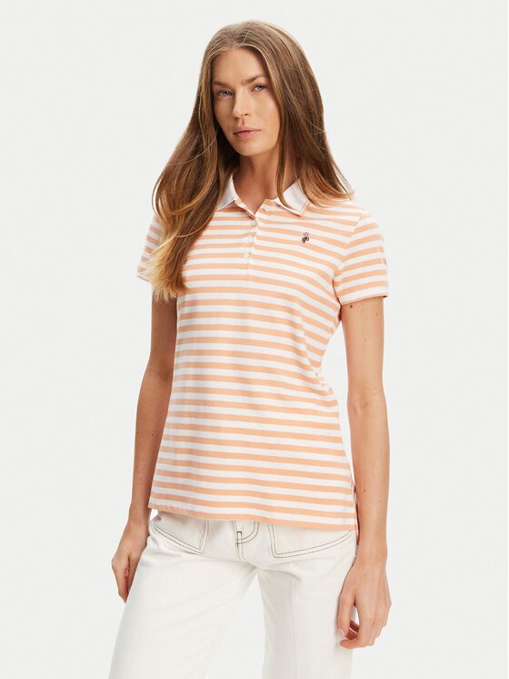U.S. Polo Assn. Тениска с яка и копчета WUP1310 Regular Fit