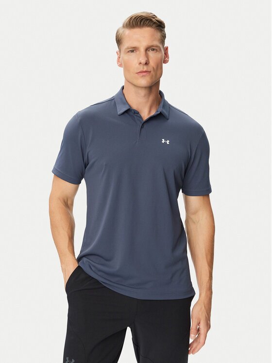 Under Armour Тениска с яка и копчета Pique 6012303 Regular Fit