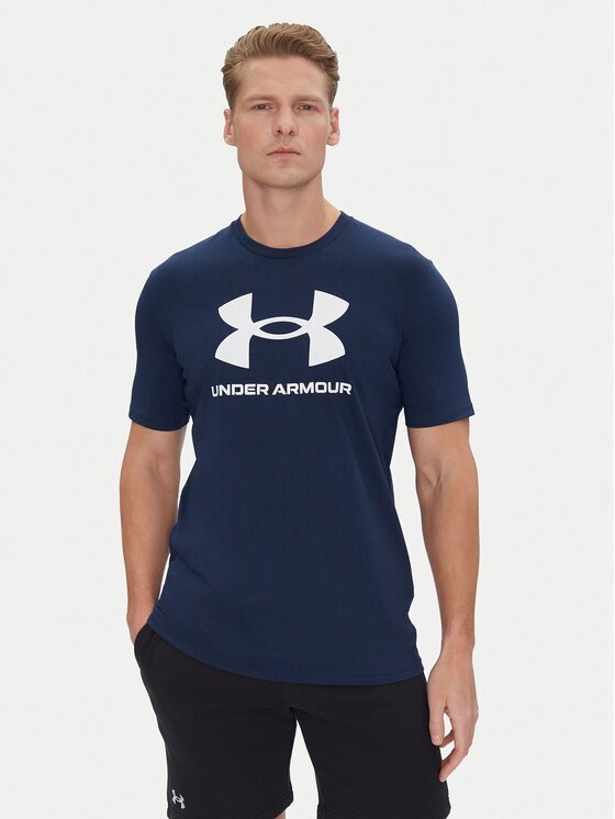 Under Armour Тишърт Ua Sportstyle Logo Update Ss 1382911-001 Loose Fit