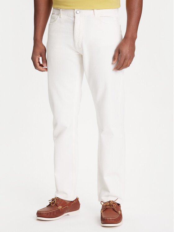United Colors of Benetton Дънки 4RZVUE01W Екрю Straight Fit