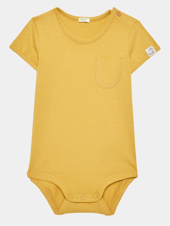 United Colors of Benetton Детско боди 3P4ZAB00B Regular Fit