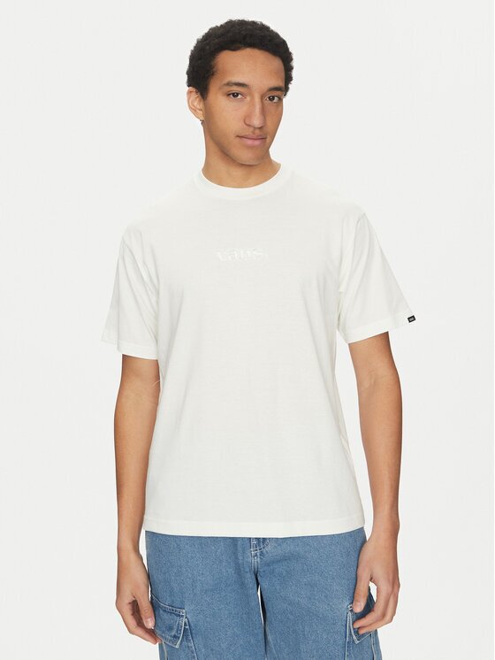 Vans Тишърт Essential VN000HPZ Екрю Loose Fit