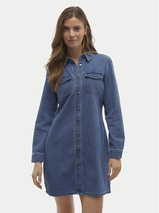 Vero Moda Дънкова рокля Jennie 10310968 Regular Fit