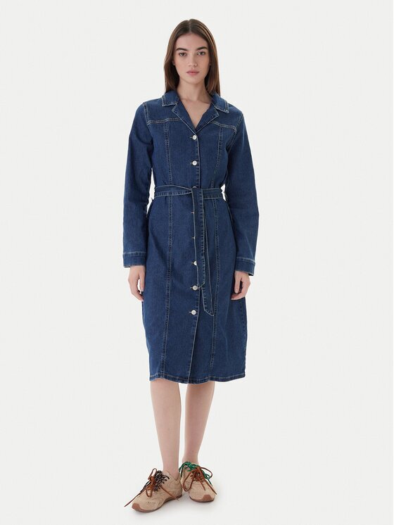 Vero Moda Дънкова рокля Telly 10338086 Regular Fit