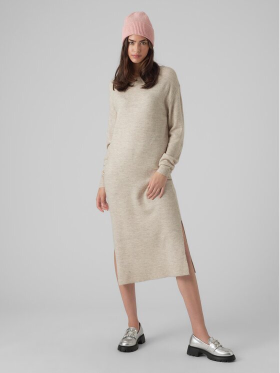 Vero Moda Плетена рокля 10291689 Relaxed Fit