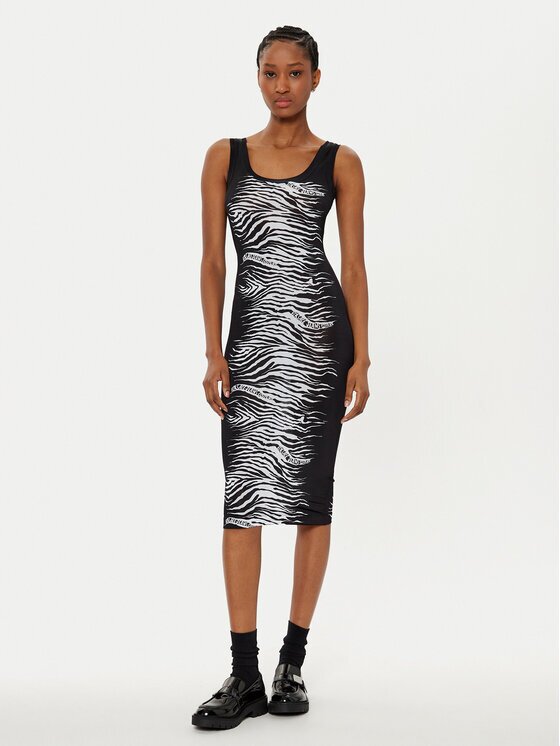 Versace Jeans Couture Ежедневна рокля 78HAO9P6 Slim Fit