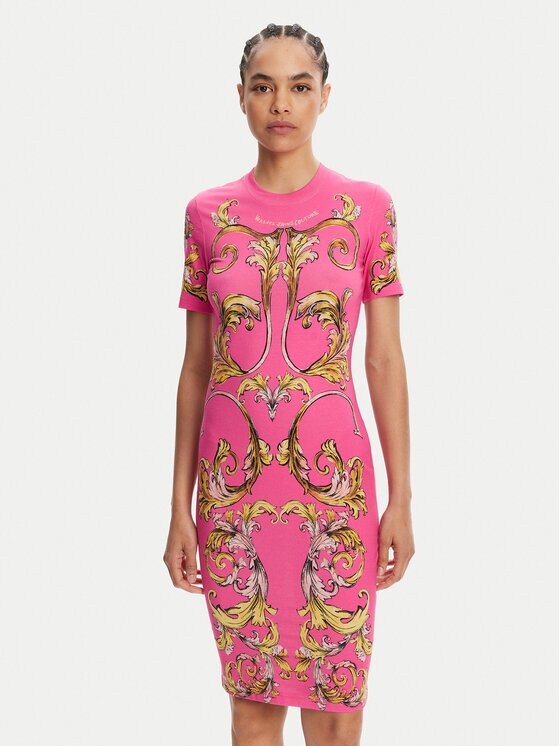 Versace Jeans Couture Ежедневна рокля 78HAO9P9 Slim Fit