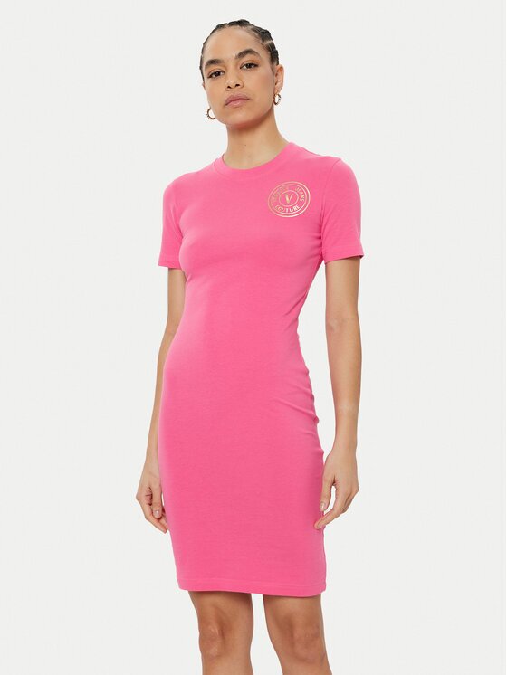 Versace Jeans Couture Ежедневна рокля 78HAOT00 Slim Fit