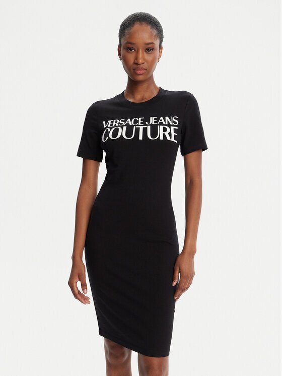 Versace Jeans Couture Ежедневна рокля 79HAOE05 CJ02E Slim Fit